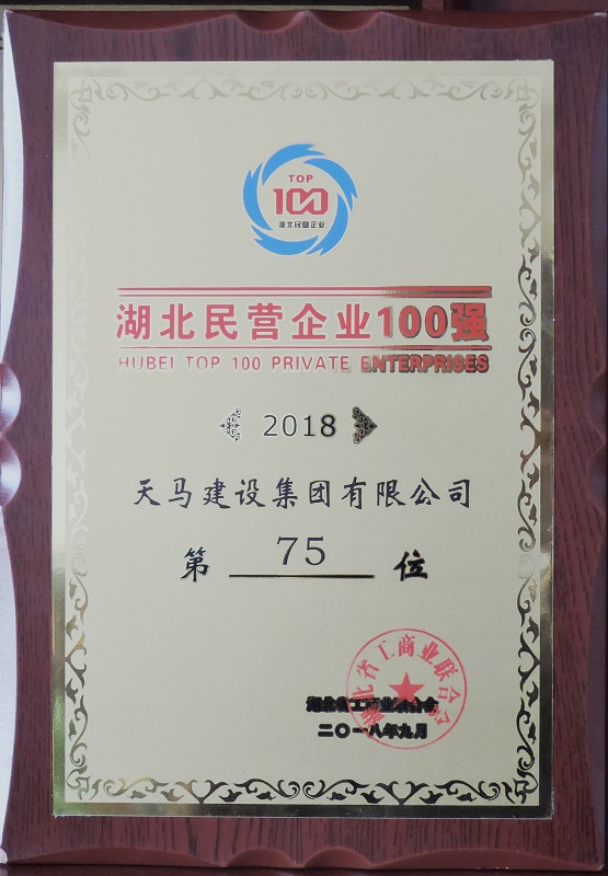 2018年湖北民營企業100強