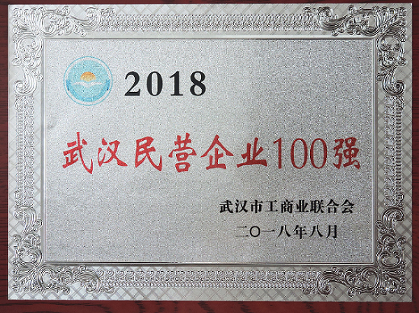 天馬建設集團榮列“2018武漢民營企業100強”第50位